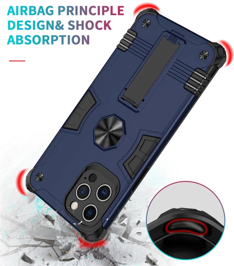 For iPhone 12 Pro Max Shockproof TPU + PC Protective Case with Invisible Holder