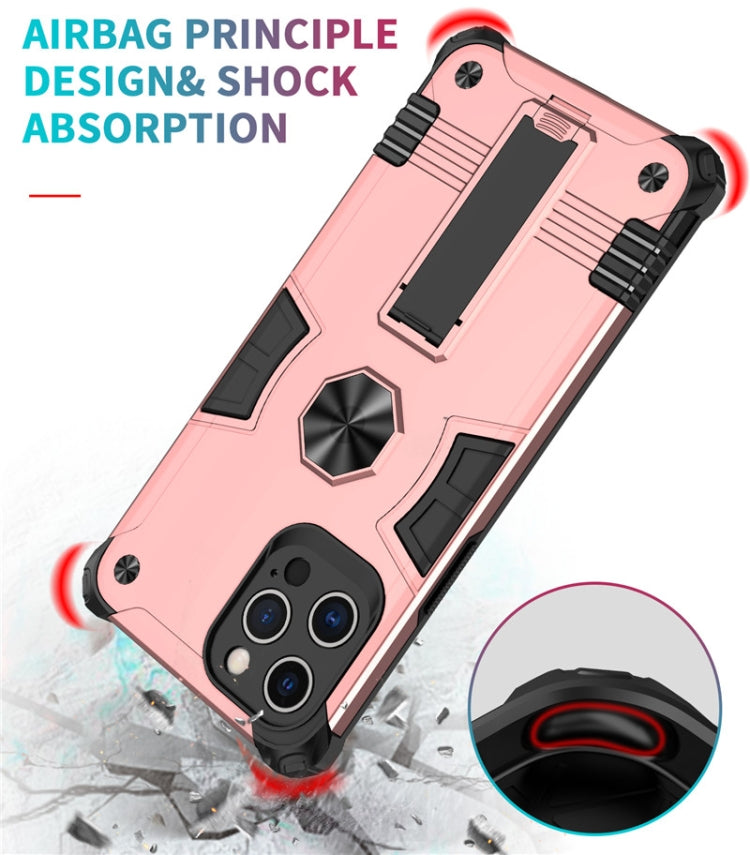 For iPhone 12 Pro Max Shockproof TPU + PC Protective Case with Invisible Holder