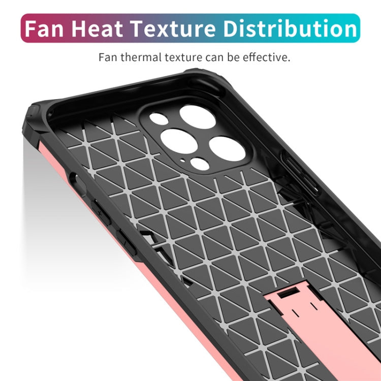 For iPhone 12 Pro Max Shockproof TPU + PC Protective Case with Invisible Holder