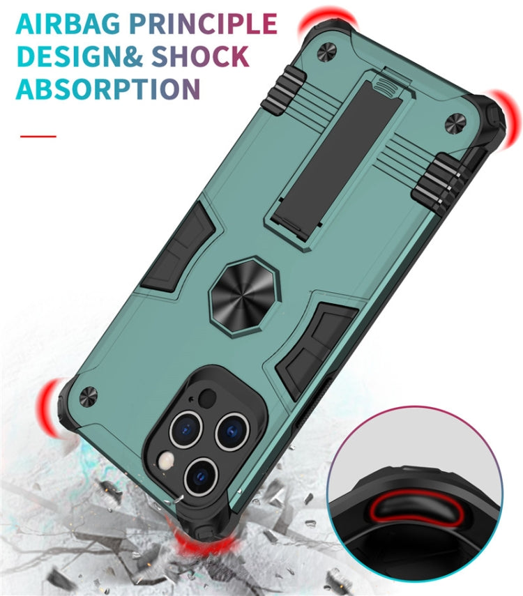 For iPhone 12 Pro Max Shockproof TPU + PC Protective Case with Invisible Holder