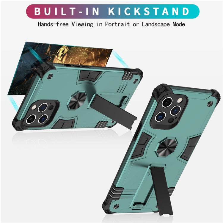 For iPhone 12 Pro Max Shockproof TPU + PC Protective Case with Invisible Holder