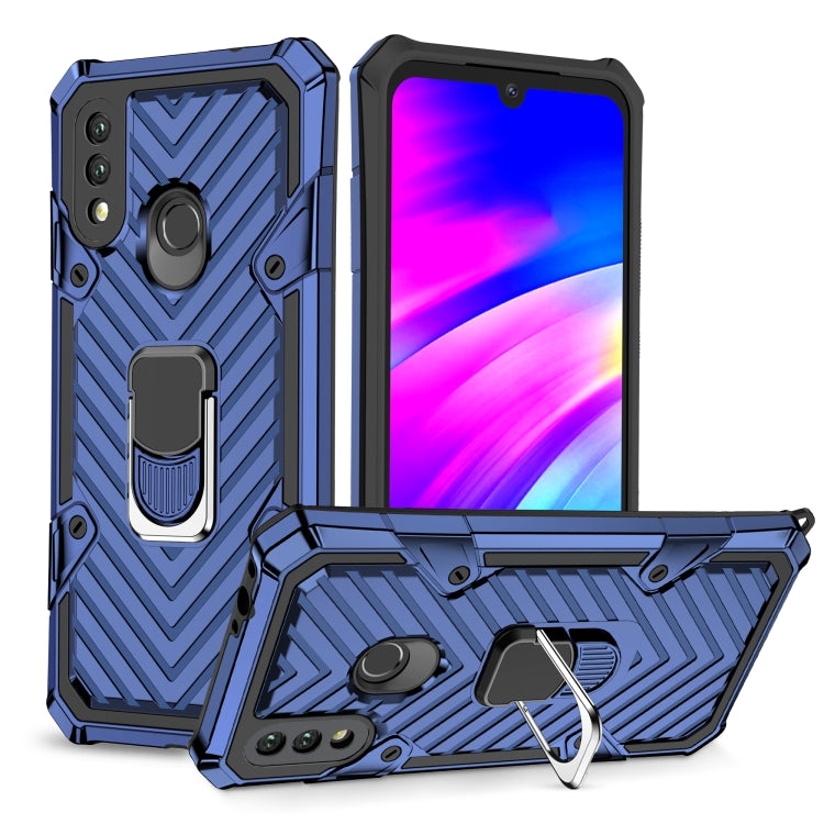 For Xiaomi Redmi 7 Cool Armor PC + TPU Shockproof Case with 360 Degree Rotation Ring Holder