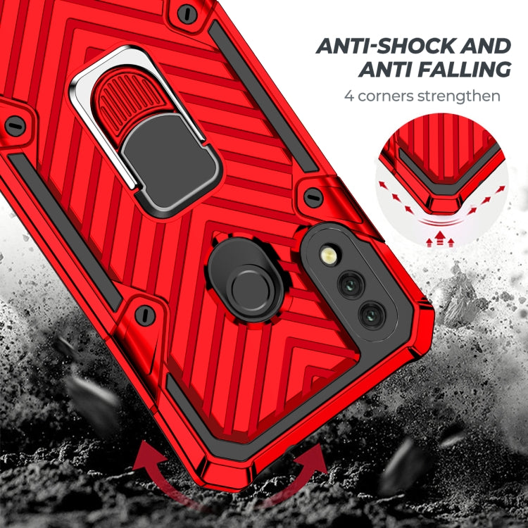 For Xiaomi Redmi 7 Cool Armor PC + TPU Shockproof Case with 360 Degree Rotation Ring Holder