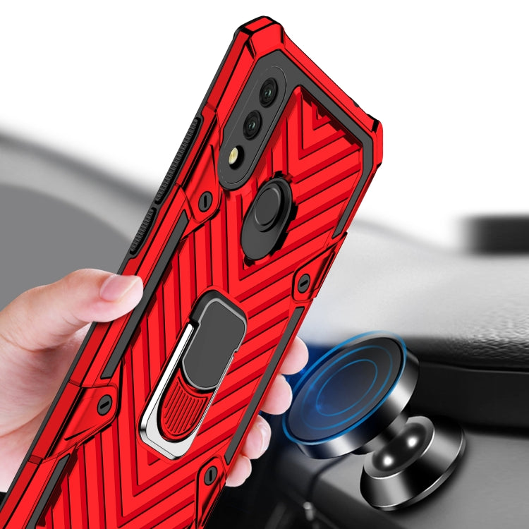 For Xiaomi Redmi 7 Cool Armor PC + TPU Shockproof Case with 360 Degree Rotation Ring Holder