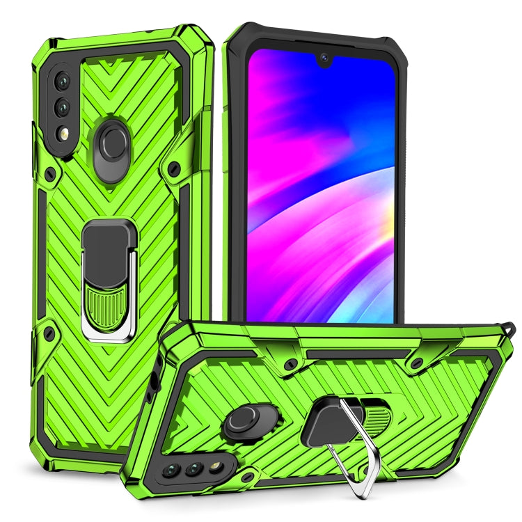 For Xiaomi Redmi 7 Cool Armor PC + TPU Shockproof Case with 360 Degree Rotation Ring Holder