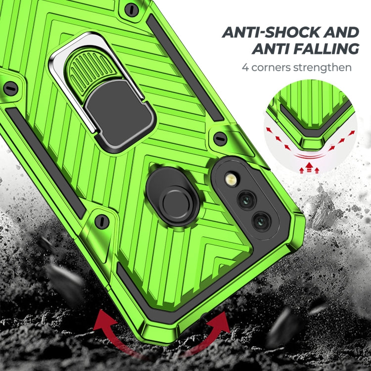 For Xiaomi Redmi 7 Cool Armor PC + TPU Shockproof Case with 360 Degree Rotation Ring Holder