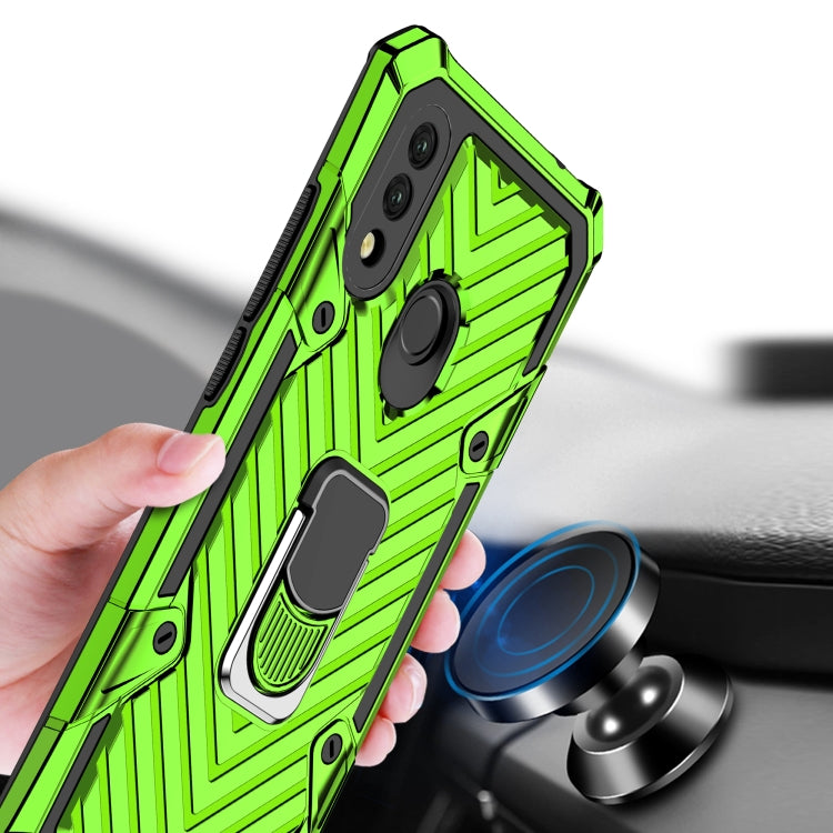 For Xiaomi Redmi 7 Cool Armor PC + TPU Shockproof Case with 360 Degree Rotation Ring Holder