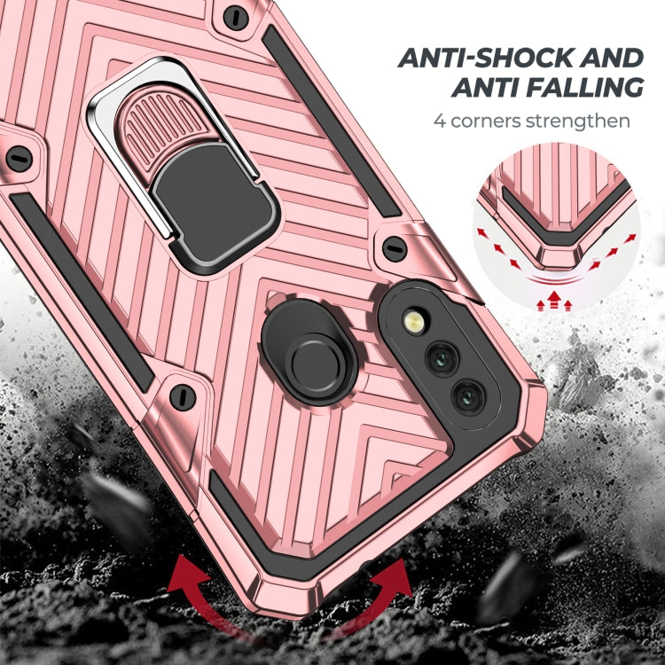 For Xiaomi Redmi 7 Cool Armor PC + TPU Shockproof Case with 360 Degree Rotation Ring Holder