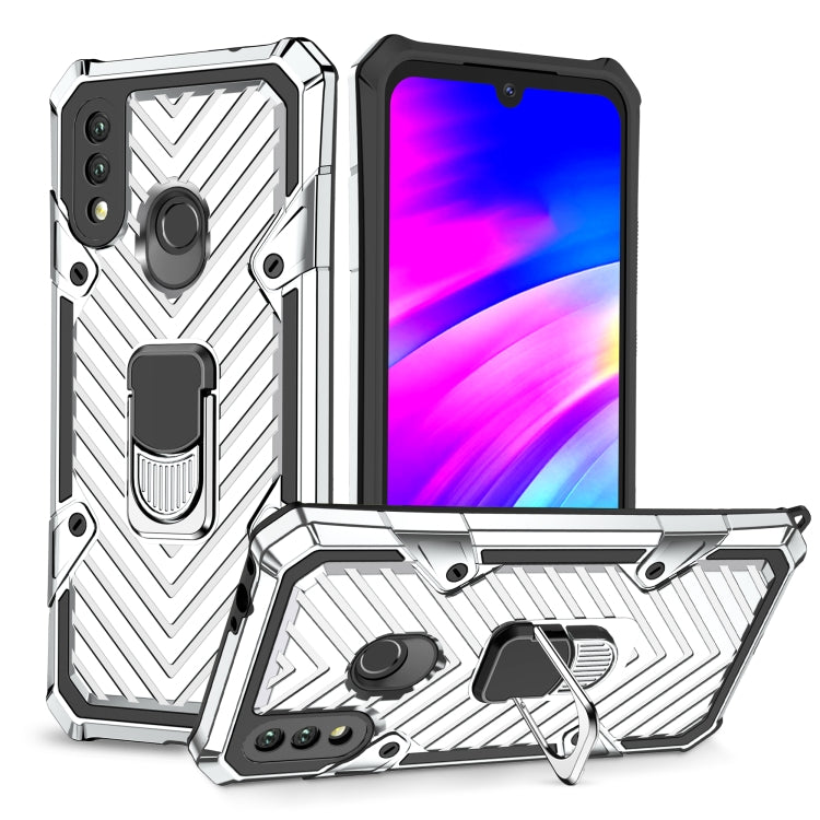 For Xiaomi Redmi 7 Cool Armor PC + TPU Shockproof Case with 360 Degree Rotation Ring Holder