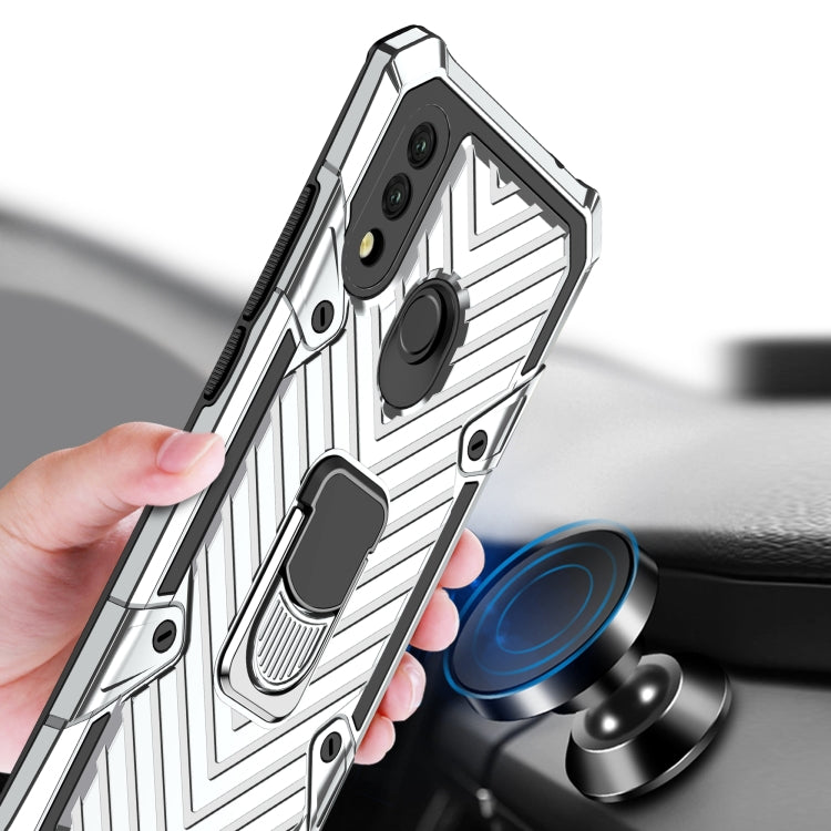 For Xiaomi Redmi 7 Cool Armor PC + TPU Shockproof Case with 360 Degree Rotation Ring Holder