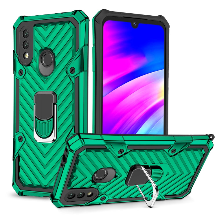 For Xiaomi Redmi 7 Cool Armor PC + TPU Shockproof Case with 360 Degree Rotation Ring Holder