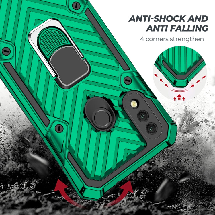 For Xiaomi Redmi 7 Cool Armor PC + TPU Shockproof Case with 360 Degree Rotation Ring Holder