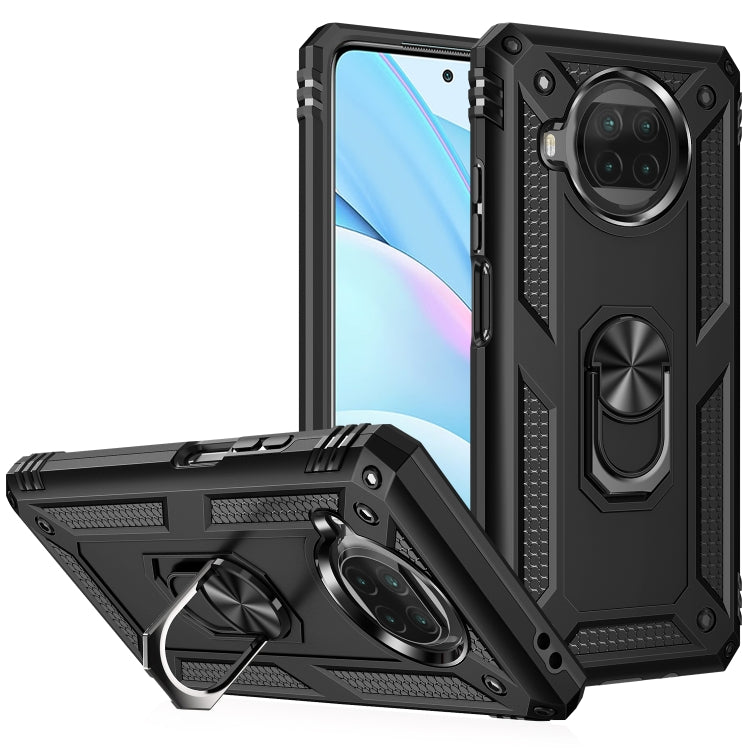 For Xiaomi Mi 10T Lite 5G Shockproof TPU + PC Protective Case with 360 Degree Rotating Holder