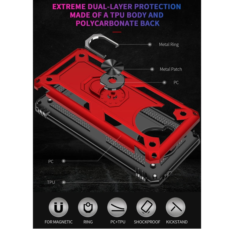 For Xiaomi Mi 10T Lite 5G Shockproof TPU + PC Protective Case with 360 Degree Rotating Holder