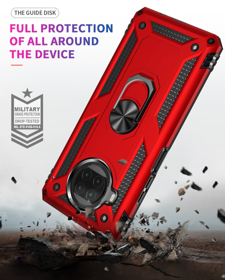 For Xiaomi Mi 10T Lite 5G Shockproof TPU + PC Protective Case with 360 Degree Rotating Holder