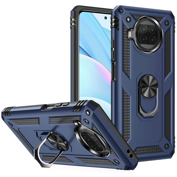 For Xiaomi Mi 10T Lite 5G Shockproof TPU + PC Protective Case with 360 Degree Rotating Holder