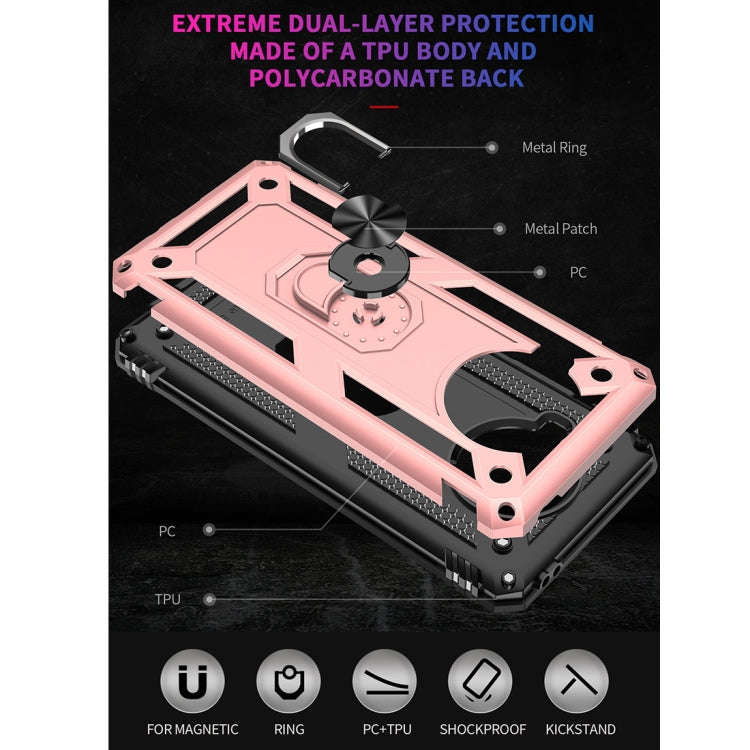 For Xiaomi Mi 10T Lite 5G Shockproof TPU + PC Protective Case with 360 Degree Rotating Holder