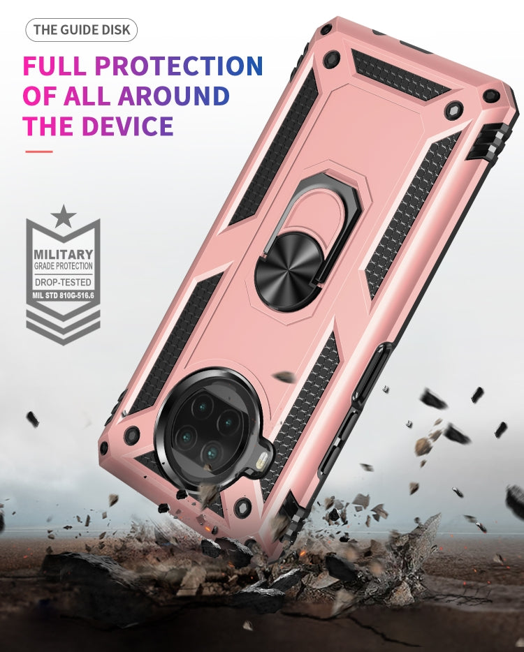 For Xiaomi Mi 10T Lite 5G Shockproof TPU + PC Protective Case with 360 Degree Rotating Holder