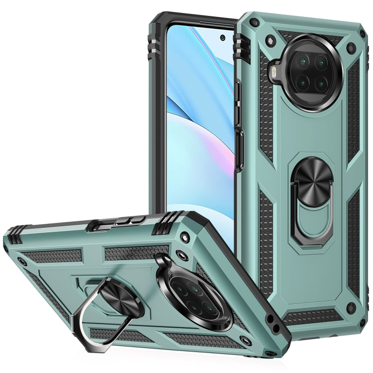 For Xiaomi Mi 10T Lite 5G Shockproof TPU + PC Protective Case with 360 Degree Rotating Holder