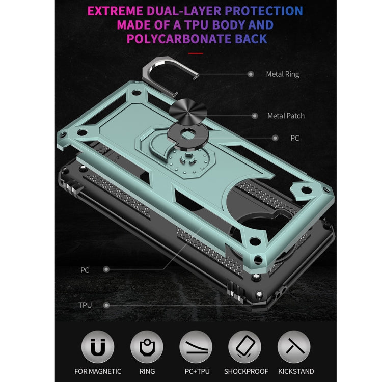 For Xiaomi Mi 10T Lite 5G Shockproof TPU + PC Protective Case with 360 Degree Rotating Holder