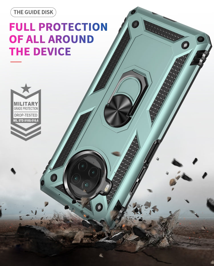 For Xiaomi Mi 10T Lite 5G Shockproof TPU + PC Protective Case with 360 Degree Rotating Holder