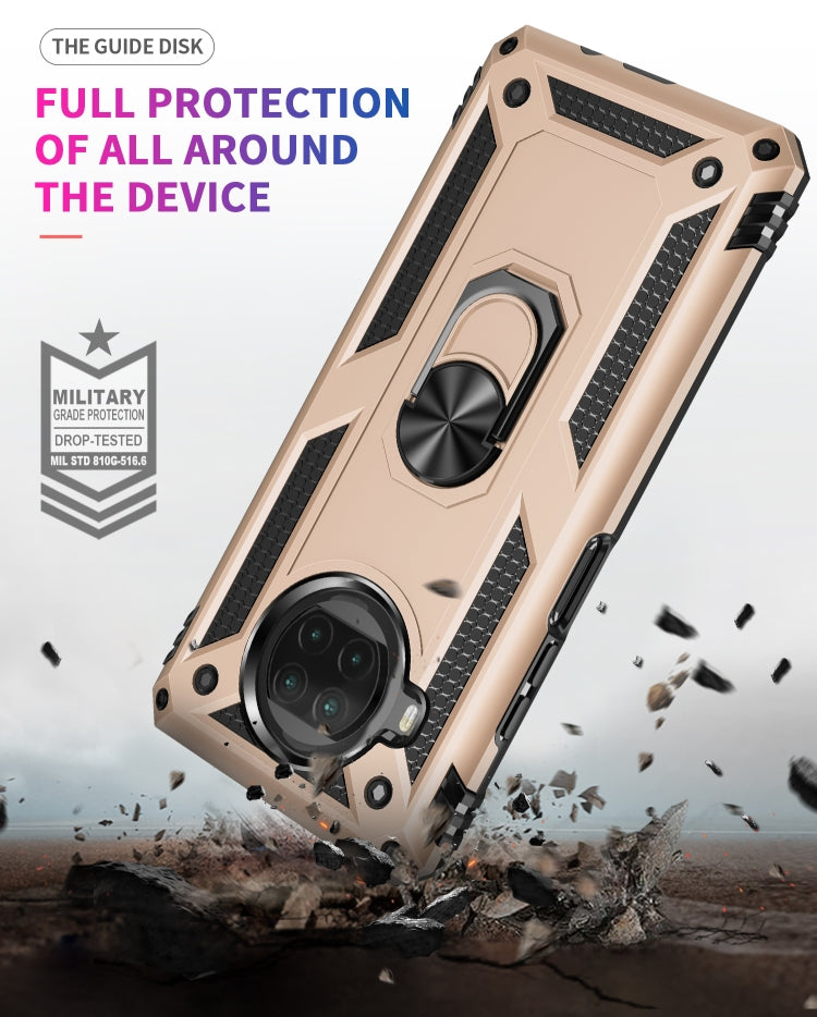 For Xiaomi Mi 10T Lite 5G Shockproof TPU + PC Protective Case with 360 Degree Rotating Holder