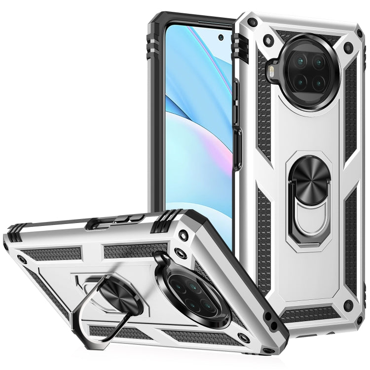 For Xiaomi Mi 10T Lite 5G Shockproof TPU + PC Protective Case with 360 Degree Rotating Holder