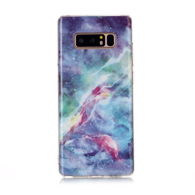 For Galaxy Note 8 Coloured Drawing Pattern IMD Workmanship Soft TPU Protective Case