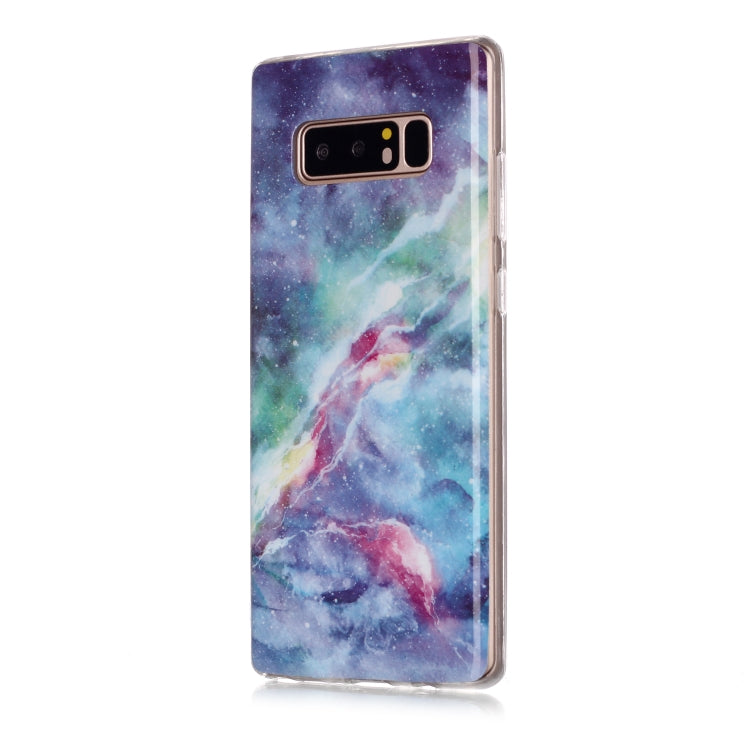 For Galaxy Note 8 Coloured Drawing Pattern IMD Workmanship Soft TPU Protective Case