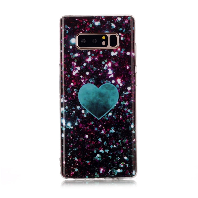For Galaxy Note 8 Coloured Drawing Pattern IMD Workmanship Soft TPU Protective Case