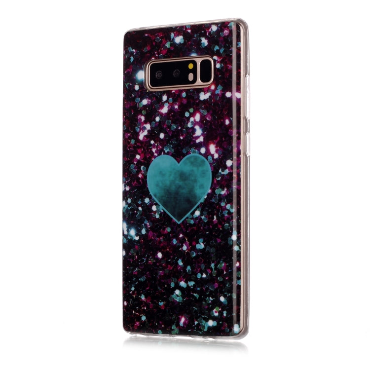 For Galaxy Note 8 Coloured Drawing Pattern IMD Workmanship Soft TPU Protective Case