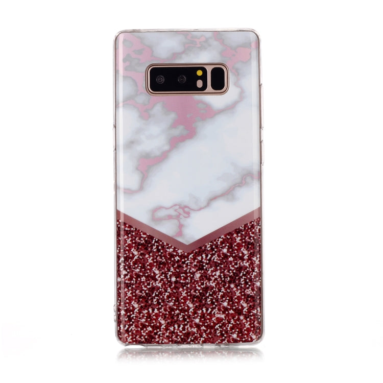 For Galaxy Note 8 Coloured Drawing Pattern IMD Workmanship Soft TPU Protective Case