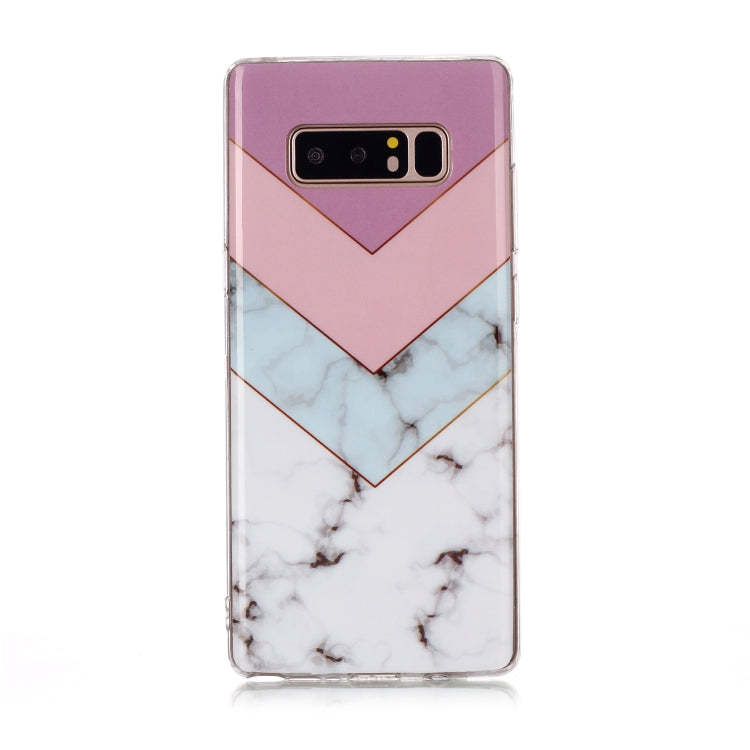 For Galaxy Note 8 Coloured Drawing Pattern IMD Workmanship Soft TPU Protective Case