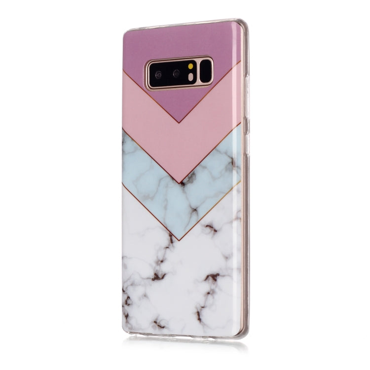 For Galaxy Note 8 Coloured Drawing Pattern IMD Workmanship Soft TPU Protective Case