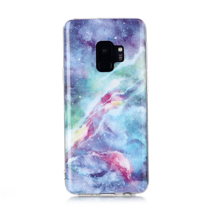 For Galaxy S9 Coloured Drawing Pattern IMD Workmanship Soft TPU Protective Case