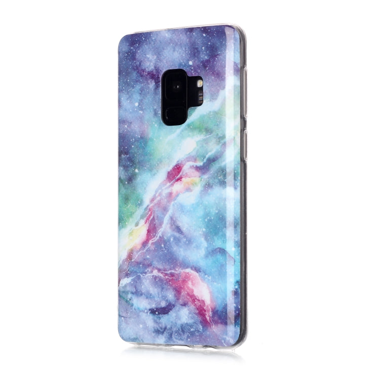For Galaxy S9 Coloured Drawing Pattern IMD Workmanship Soft TPU Protective Case