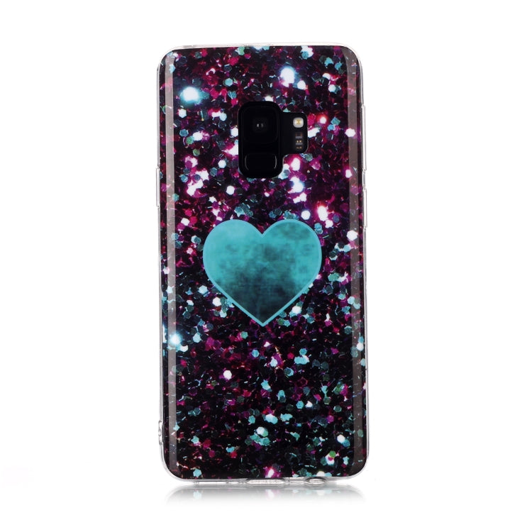 For Galaxy S9 Coloured Drawing Pattern IMD Workmanship Soft TPU Protective Case
