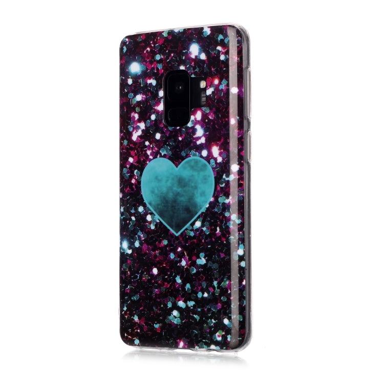 For Galaxy S9 Coloured Drawing Pattern IMD Workmanship Soft TPU Protective Case