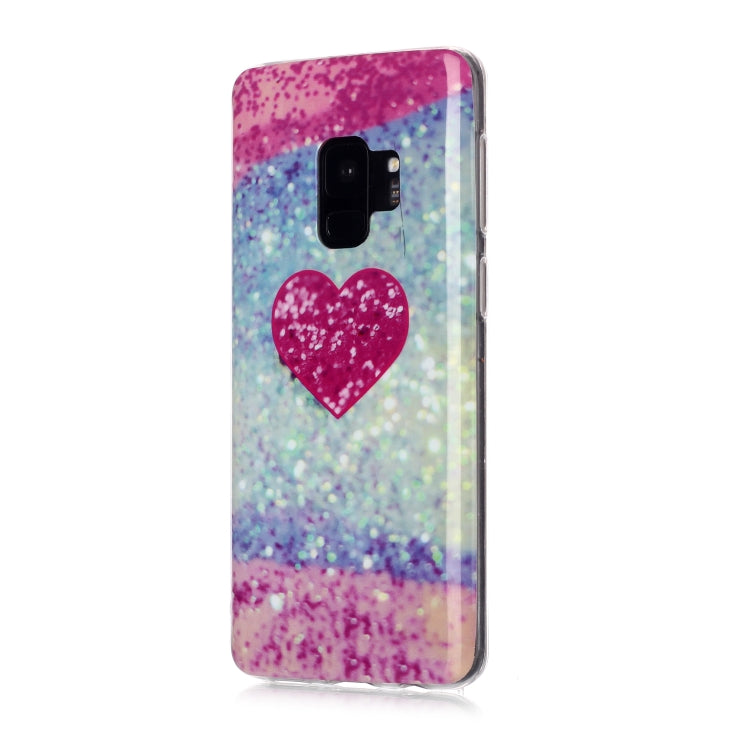 For Galaxy S9 Coloured Drawing Pattern IMD Workmanship Soft TPU Protective Case