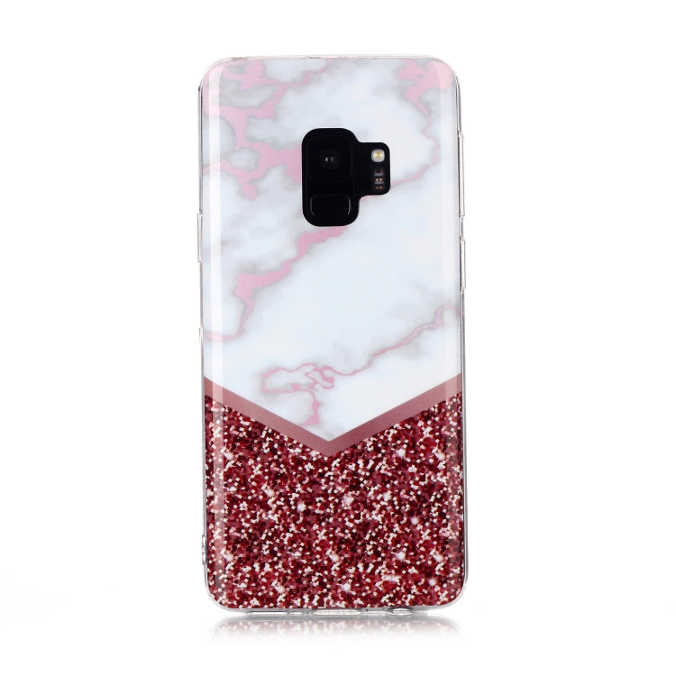 For Galaxy S9 Coloured Drawing Pattern IMD Workmanship Soft TPU Protective Case