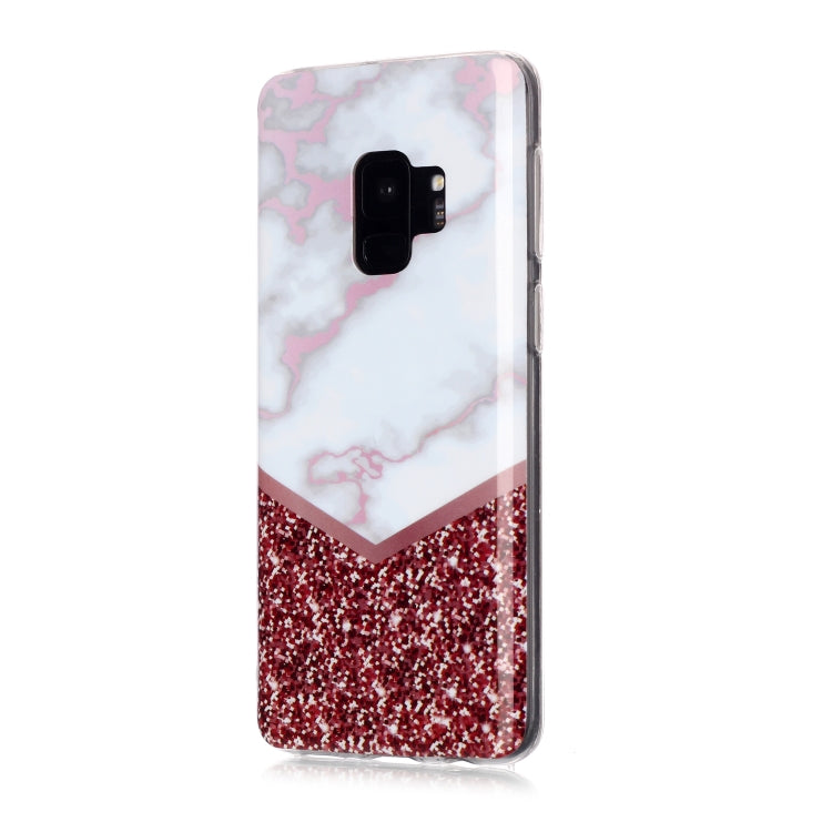 For Galaxy S9 Coloured Drawing Pattern IMD Workmanship Soft TPU Protective Case