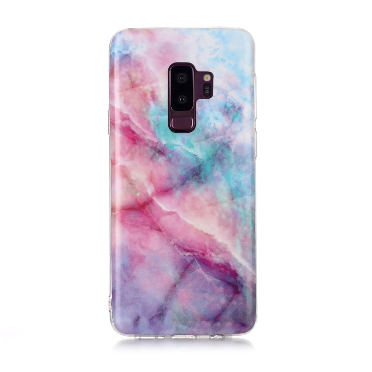 For Galaxy S9+ Coloured Drawing Pattern IMD Workmanship Soft TPU Protective Case