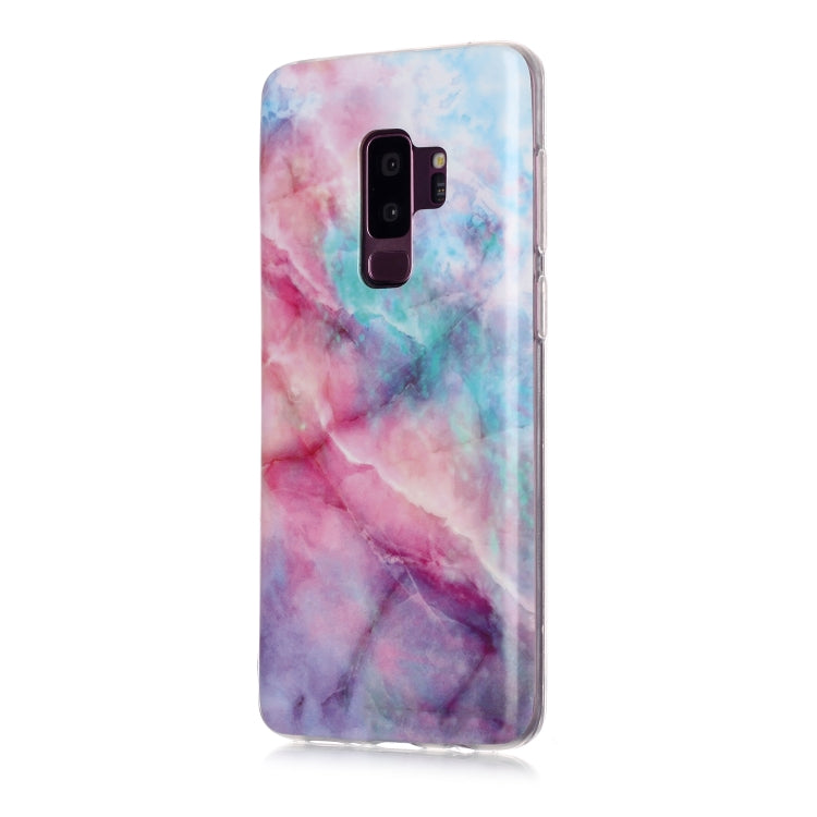 For Galaxy S9+ Coloured Drawing Pattern IMD Workmanship Soft TPU Protective Case