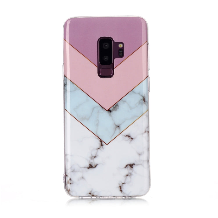 For Galaxy S9+ Coloured Drawing Pattern IMD Workmanship Soft TPU Protective Case
