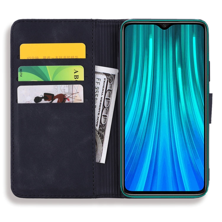 For Xiaomi Redmi Note 8 Pro Calf Pattern Mandala Double Folding Design Embossed Leather Case with Wallet & Holder & Card Slots