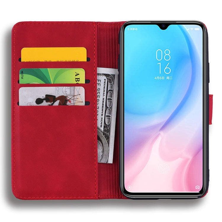 For Xiaomi Mi CC9e / Mi A3 Calf Pattern Mandala Double Folding Design Embossed Leather Case with Wallet & Holder & Card Slots