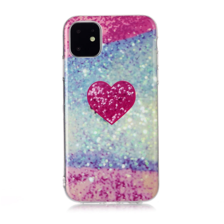 For iPhone 11 Coloured Drawing Pattern IMD Workmanship Soft TPU Protective Case