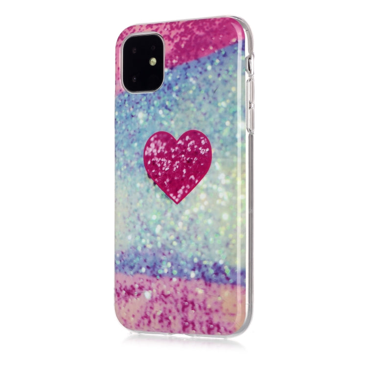 For iPhone 11 Coloured Drawing Pattern IMD Workmanship Soft TPU Protective Case