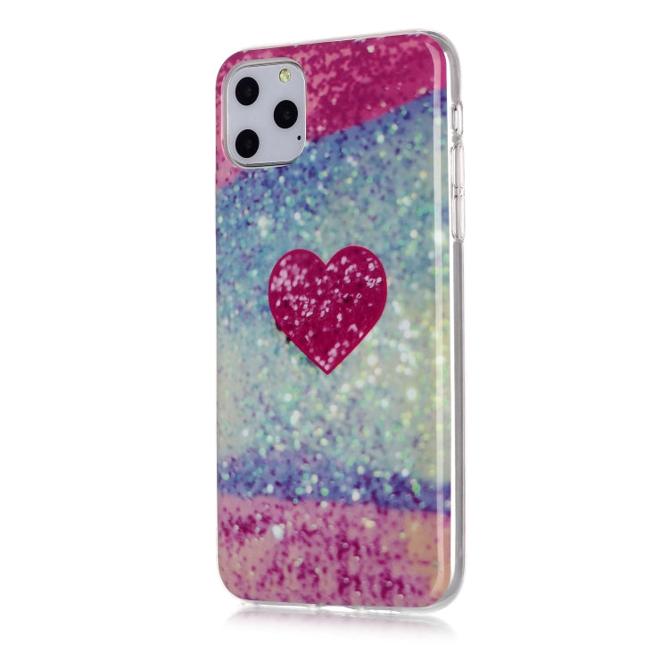 For iPhone 11 Pro Coloured Drawing Pattern IMD Workmanship Soft TPU Protective Case