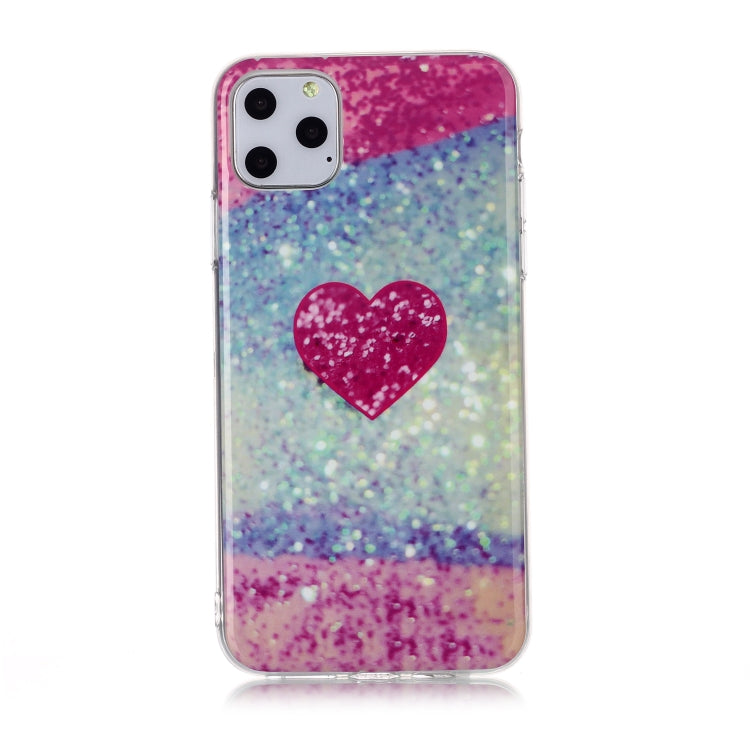 For iPhone 11 Pro Max Coloured Drawing Pattern IMD Workmanship Soft TPU Protective Case